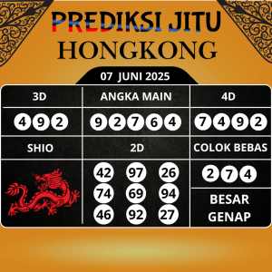 Syair Mistik Togel HK Sabtu, 07 Juni 2025